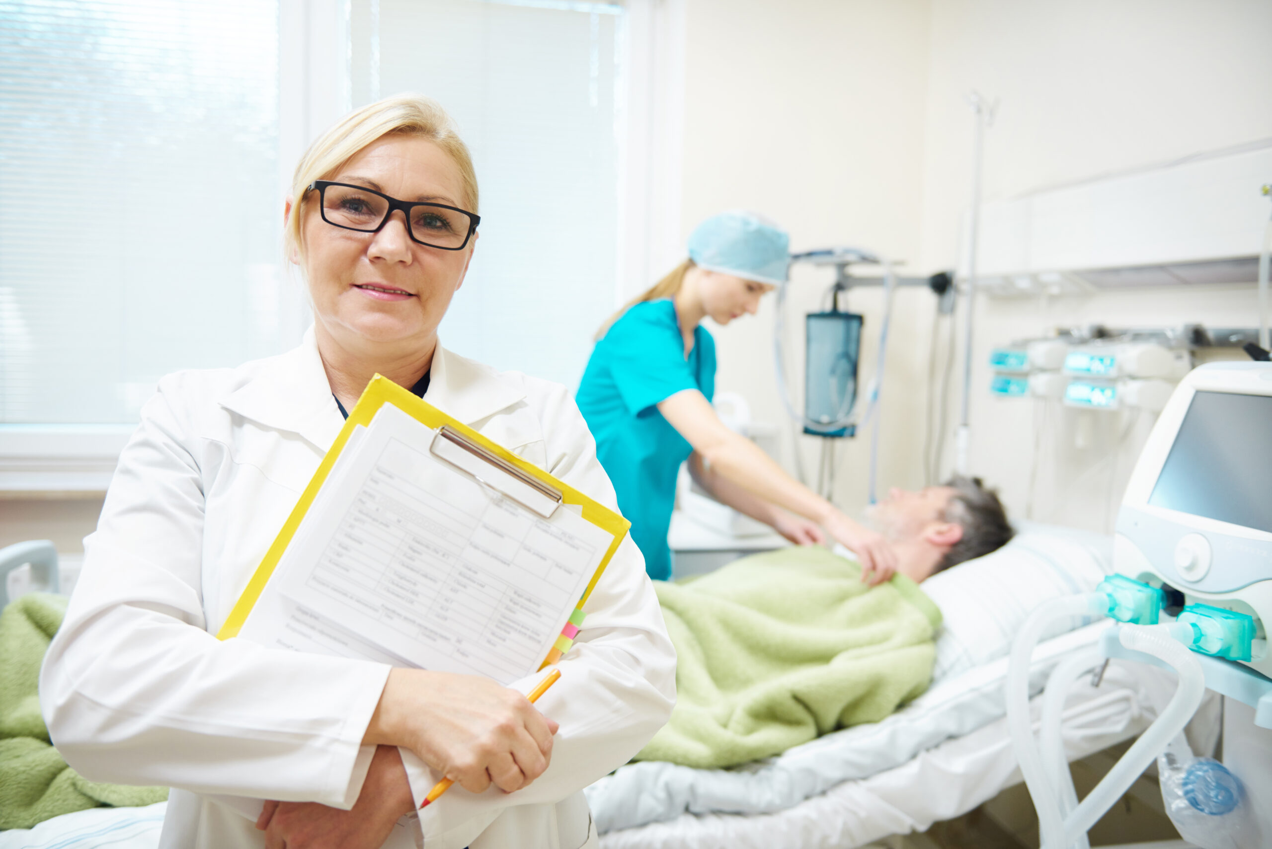 Portrait of confident doctor